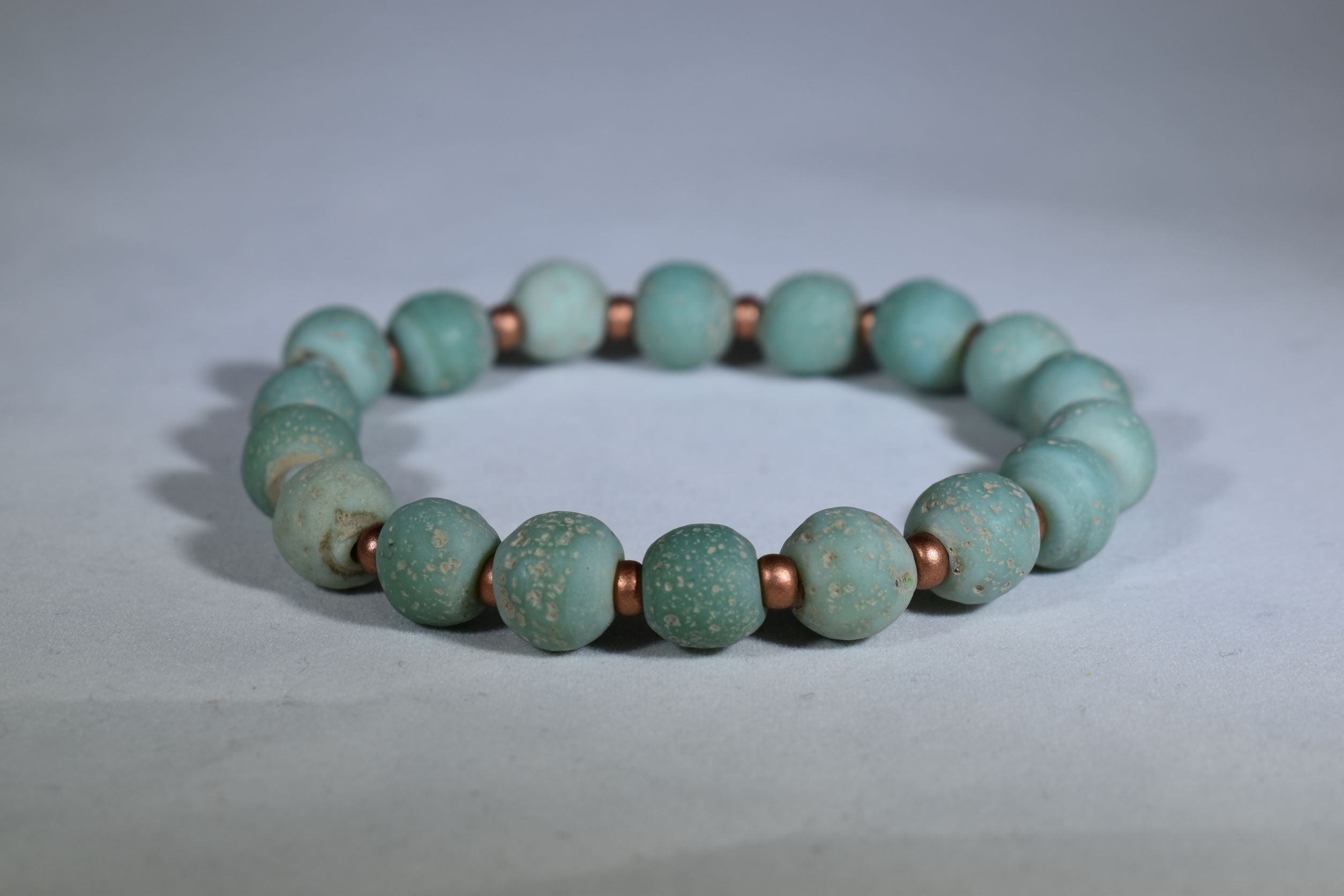 Ancient Style Java Glass - Turquoise